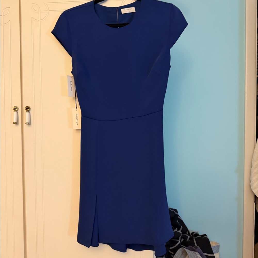 Aritzia Babaton Royal Blue Midi Dress NWT